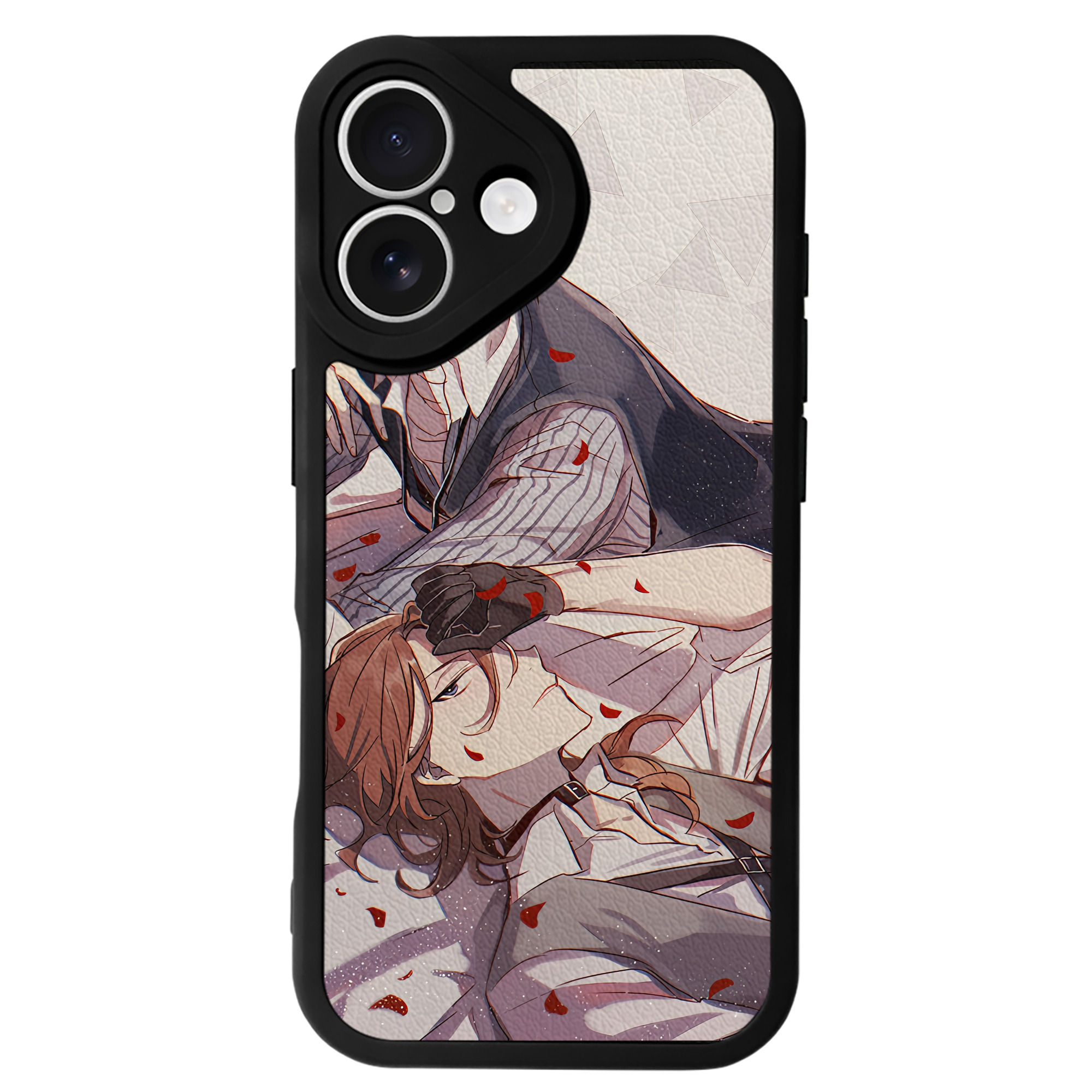 （画像用） 文豪ストレイドッグス Bungo Stray Dogs 【iPhone 16シリーズ対応】シリコンスマホケース（レザー調） 材質：シリコン